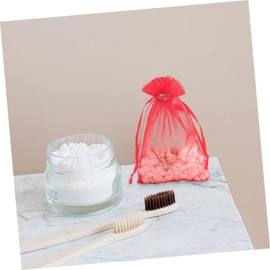 Healeved 25pcs Drawstring Organza Bags for Candy and Cosmetics Mixed Colors for Party Favors and Storage