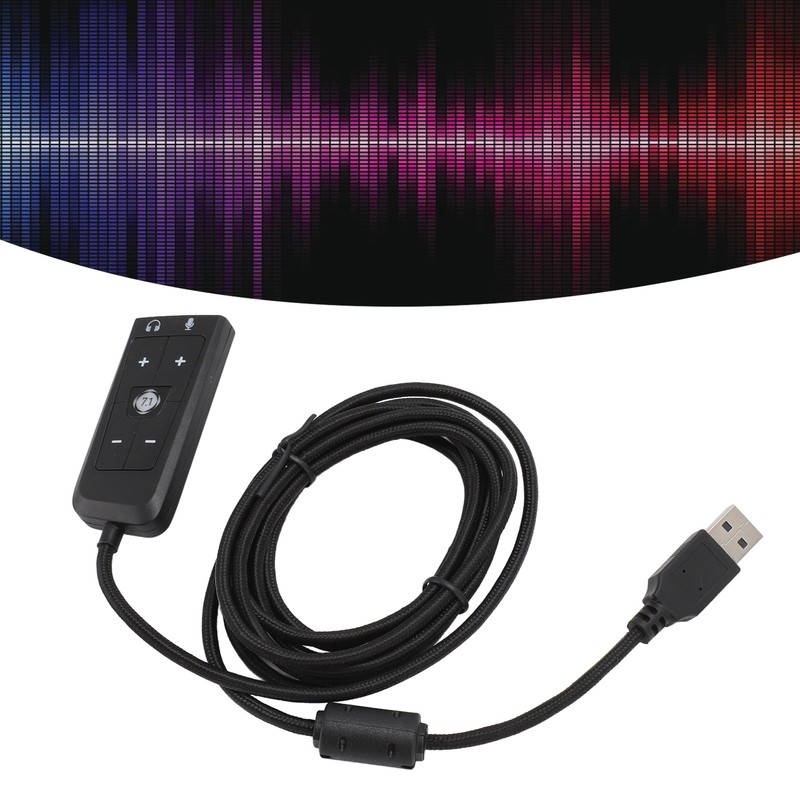USB to 3.5mm Jack Audio Sound Card Adapter with Headphone