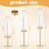 Gold Candle Holders Set of 3 for Taper Candle Holders