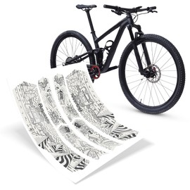 Riesel Design Protezioni Autoadesive Triangolo Posteriore Telaio Bici - Tape 3000 Honeycomb - Vanlife Silver