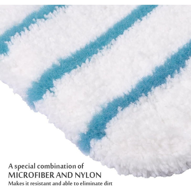 4 Pads for Black & Decker Steam Mop FSMP20, Microfibre