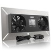ALORAIR Crawlspace Ventilation Fan, Crawlspace Fan vent with Temperature Humidity