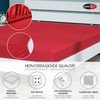 CelinaTex Lucina Fitted Sheet Cotton 180x200-200x200 cm ruby red