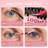 LOOMEE DIY Lash Extension Kit – 280 Mixed Clusters (30D/40D
