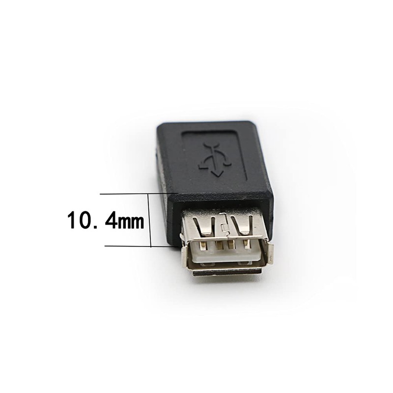 rgzhihuifz 3 Pack USB 2.0 A Female to USB Micro