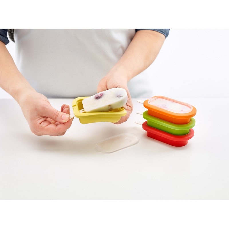 Lékué – Pack de moldes de hielo apilable clásicos, 16,5