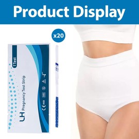 HQRKOTM 20 Stück Ovulationstest easyapparelbelt, zuverlässige Zyklus- und Fruchtbarkeitsüberwachung, LH teststreifen