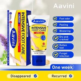 Aavini Intense Foot Cream - Repairs Cracked Skin, Antibacterial and Deodorizing, Removes and Softens Calluses, For All Skin Types, Moisturizing Foot Lotion:_5pcs