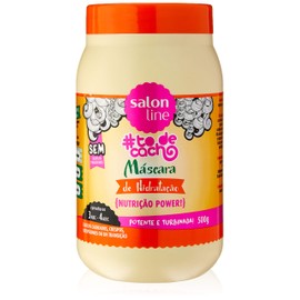 Linha Tratamento (#ToDeCacho) Salon Line - Maionese Capilar {Uma Nutricao Power] 500 Gr - (Salon Line Treatment (#IHaveCurls) Collection - Power Nourishment Hair Mayonnaise Net 17.63 Oz)