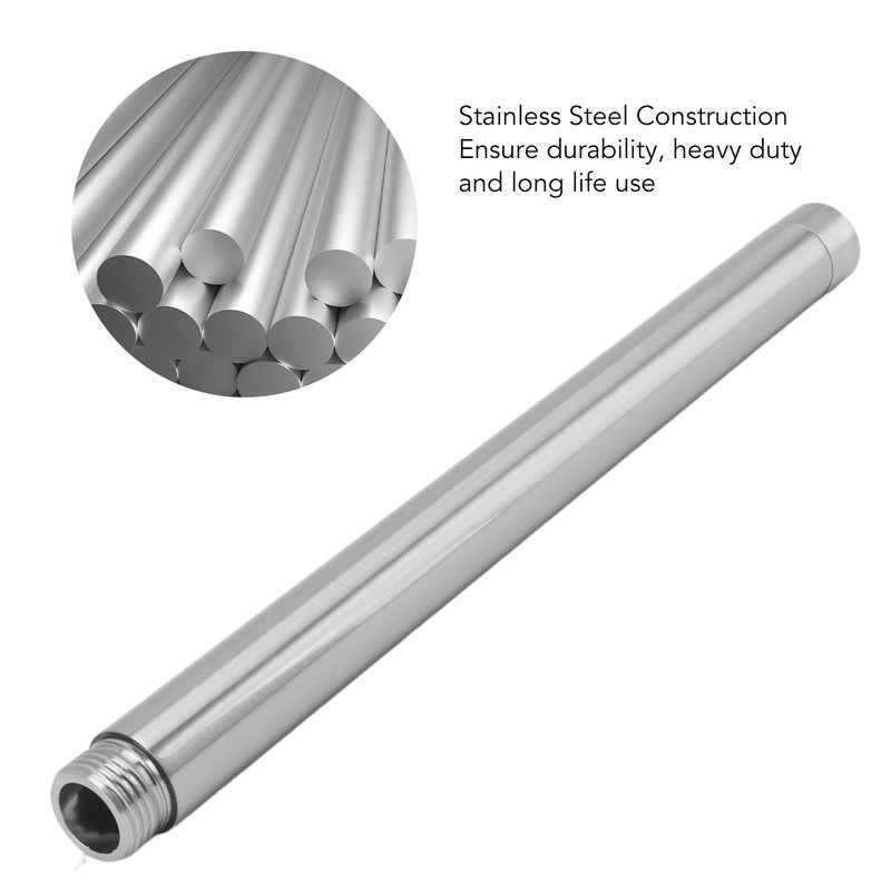 Shower Extension Tube Stainless Steel Handheld Shower Head Extender for