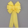 Yellow Rustic Wreath Bow - Spring Easter Bow by Package