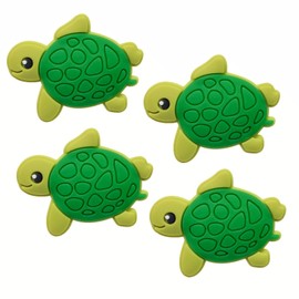Newbloam Sea Turtle Shoe Charms ;Cute Sea Turtle Charms for Clog Shoes Decoration Cute Animal Shoes Charm for Kids Adults Animal Lover, PVC Shoe Charm Accessories Decoration Gifts 4 Pcs, Plastic, No