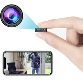Mini Indoor Security Camera Wireless Home Camera Smart Small Outdoor WiFi Pet Cameras 1080P Tiny Nanny Cam Wide Angle Night Vision Home Indoor Outdoor Camara, No Need WiFi Camaras for House Security