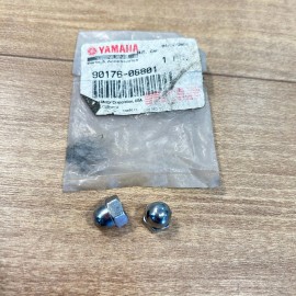 YAMAHA OEM NOS CROWN CAP NUT QTY: 2 / 90176-08801