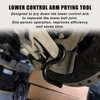 Alieemo 7/8 Inch Lower Control Arm Prying Tool, Forged Steel,