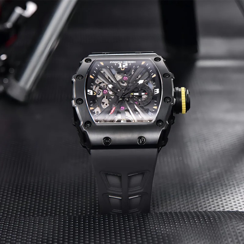 Reloj De Pulsera Analógico Ejecutivo Pagani Design Para Homb Correa