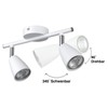 IMPTS, Ceiling Spotlight, Swivelling, White, GU10 LED, 250 lm, 230