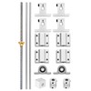 [16pcs/Pack] 400mm T8 Lead Screw Kit,2x400mm Linear Motion Rod Shaft