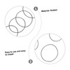 Baluue 200 Pcs Watch Seal Rings Durable Rubber Gaskets for