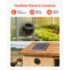 25W Solar Powered Fan with 220 CFM Airflow Adjustable Panel