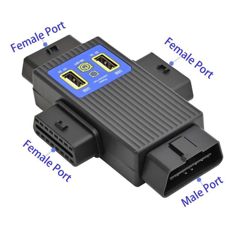 iKKEGOL Pocket OBD2 OBDII Full 16 Pin 1 Male to