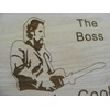 Bruce Springsteen The Boss Born to Cook Gift Wooden Chopping