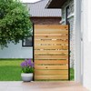 No Dig Wood Privacy Screen Fence Panel, 61" H x