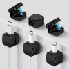 Grizzly Supply 8-Pack Magnetic Cable Clips – Cord Organizer for