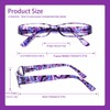 Kerecsen 4 Pack Reading Glasses for Women Spring Hinge Ladies
