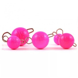 Tungsten Fluro Pink Floro Cheb Cheburashka Fishing Weights 2g 3g 5g 7g – 3pcs | FISHIN ADDICT (2g)