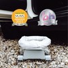 Pottiagogo Baby Potty Portable Foldable Innovative Antibacterial Material Grey 390g