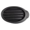 TRQ Front Left Fog Light Hole Cover Black Drivers Side