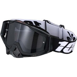DHAEYE Motocross Goggles, Lens, Biking, Climbing, Flexible, Dustproof, Windproof, Shockproof, Wide View, UV Protection, Anti-Fog, Anti-Slip, Compatible with Glasses, Sunglasses, Helmets, Convenient