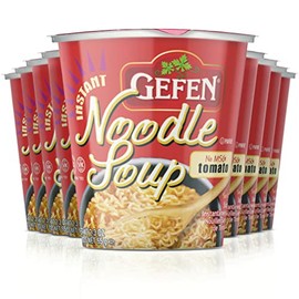 Gefen Instant Noodle Soup Cup (Vegetable Flavor), 2.3 Oz (Pack of 12)