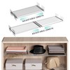 jkxoo 2Pack Expandable Closet Tension Shelves Organizers, Adjustable Wall Mounted