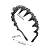 Braid Hairband - Elegant Braid Rhinestones Headbands with Teeth,Hair Hoop