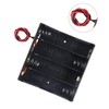 DORHEA 6PCS 18650 Battery Holder Bundle with Wire 18650 Battery