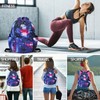 HUA ANGEL Drawstring Backpack Bag, Sport Gym Sackpack Lightweight Small