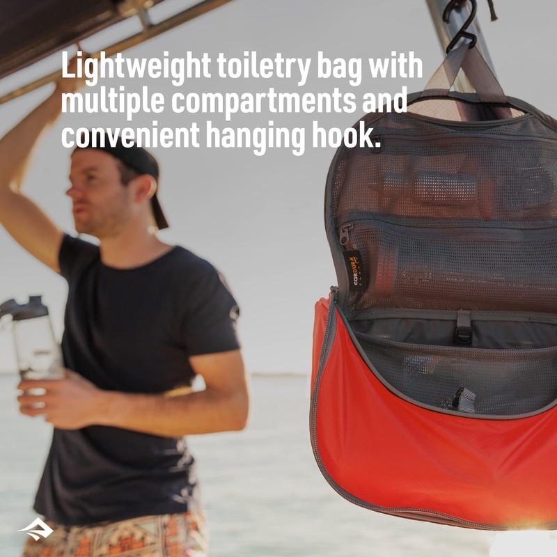 Sea to Summit TravellingLight Hanging Toiletry Bag, Travel Organiser for