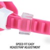 Speedo Unisex Junior Swim Goggles Skoogle Ages 3-8, Pink/Vermillion, One