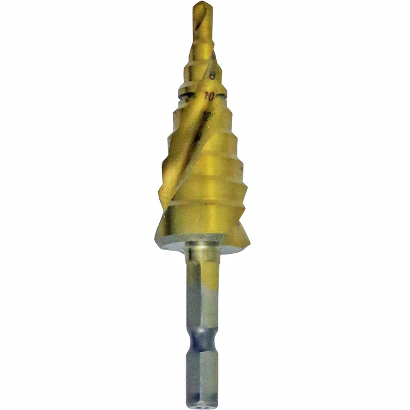 KONYO SHUREMAN 9 Stage Spiral Drill, 0.1 - 0.8 inches