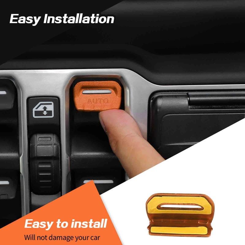 JeCar for Jeep Window Switch Button Cover Trim Interior Accessories