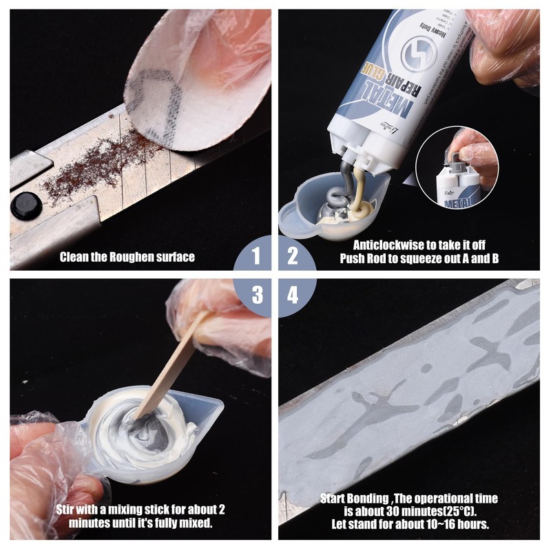 Metal Glue - 2 Part Epoxy Heavy Duty Welding Glue