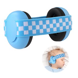 Lotvic Baby Ear Defenders, 0-24 Months Baby Noise Cancelling Headphones, Toddler Ear Defenders with Adjustable Headband, Newborn Hearing Protection, Baby Ear Defenders for Sleeping Airplane Fireworks