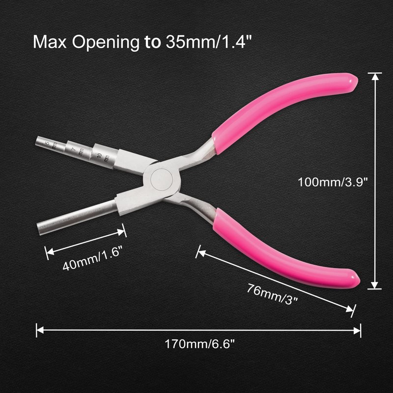 LEONTOOL Ironing Making Pliers with 3 Steps Wire Loop Pliers