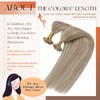 Sunny Hair Flat Tip Hair Extensions Real Human Hair Ash