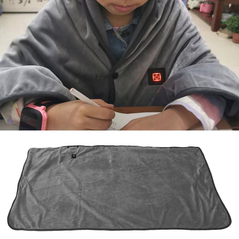 USB Heated Shawl 3 Temperature Adjustable Soft Comfortable Electric Heated