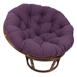 Blazing Needles Polyester Twill Papasan Cushion, 1 Count (Pack of 1), Grape