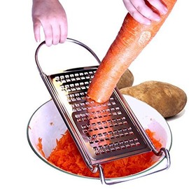 Giannini Factotum Full Stainless Steel, Hooks in Bowl Julienne Grater