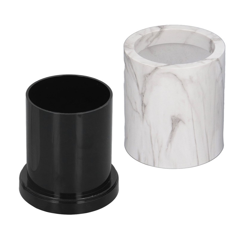Marble Pattern Pen Holder Beautiful Marble Pattern Anti Slip ABS